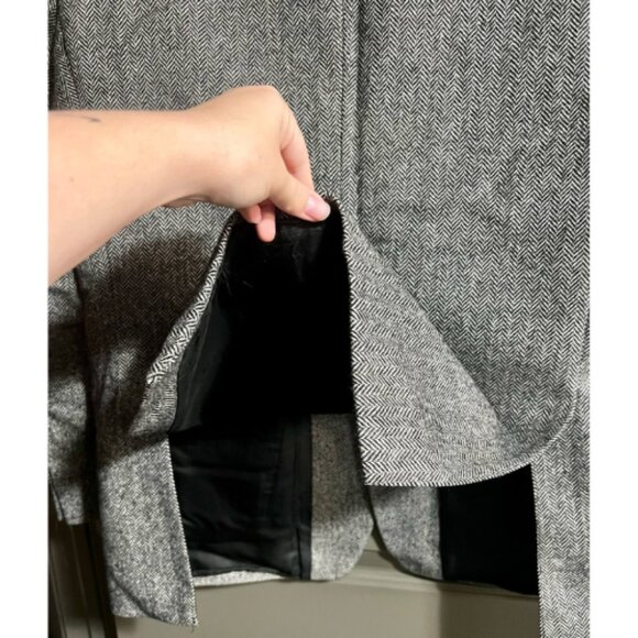 Vintage St Michael Marks & Spencer Wool Blazer | Herringbone Tweed | Size Medium - Picture 7 of 8